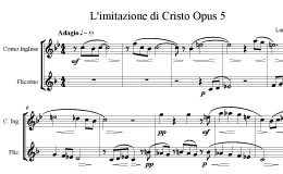 L'imitazione di Cristo Opus 5